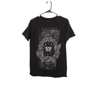 Sleep Token Sundowning Runes Flowers Graphic T-Shirt Cotton Tee Size Small